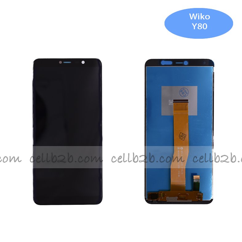 Original Pantalla Wiko Y80 Negra Completa LCD+Táctil