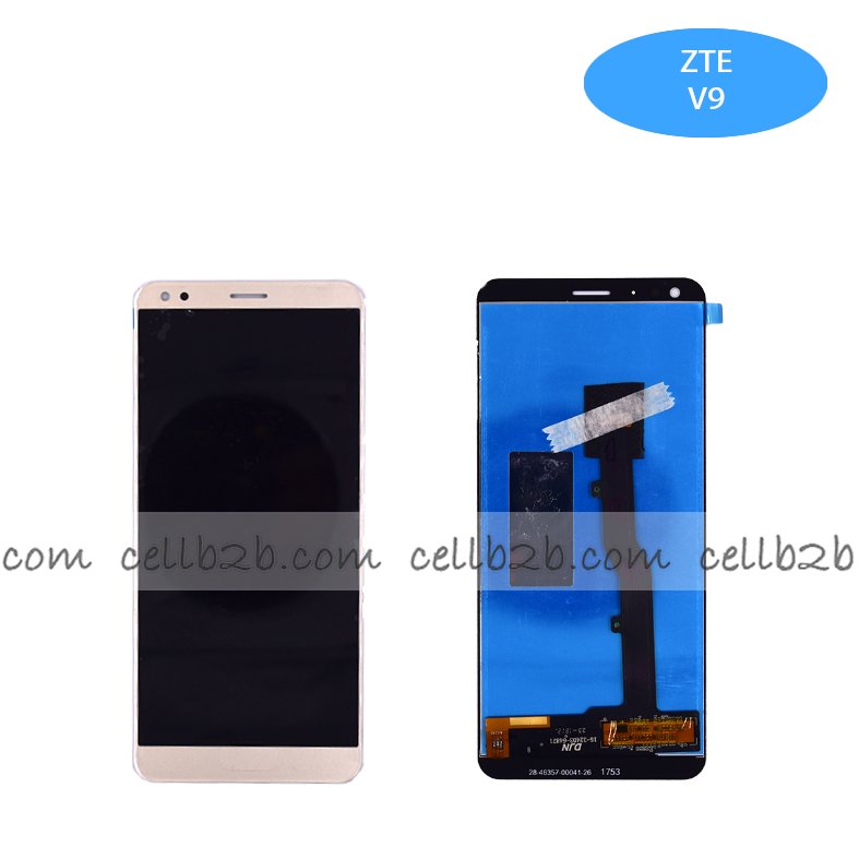 Pantalla ZTE V9 Dorada Completa LCD+Táctil