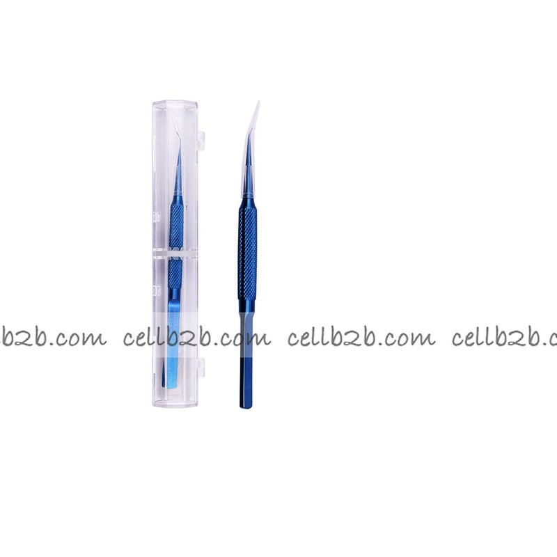 Pinza Acero Con Punta Curvada 0.15mm