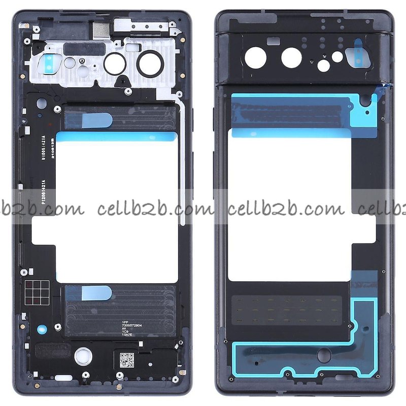 Carcasa Trasera para Google Pixel 6 5G Negra ORI