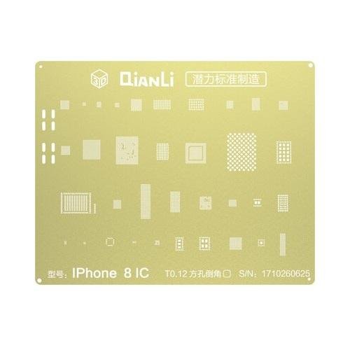 Plantilla Metalica de Chip IC para Apple iPhone 8G 4.7 iPhone 8 Plus 5.5 iPhone X
