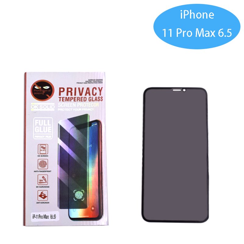 ED105 Protector Cristal Anti-Espía para iPhone 11 Pro Max (6.5) / XS Max