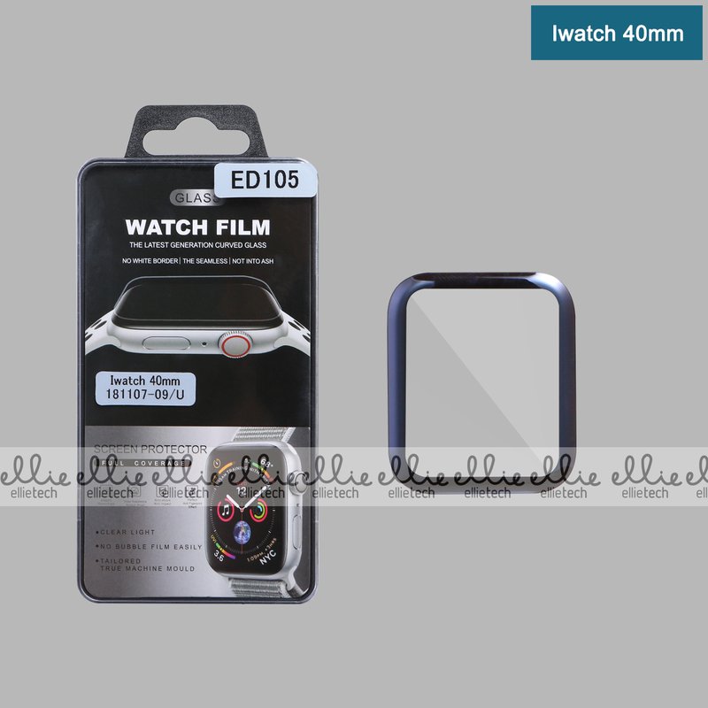 Protector Cristal Completo Full Glue 3D para iWatch 40mm
