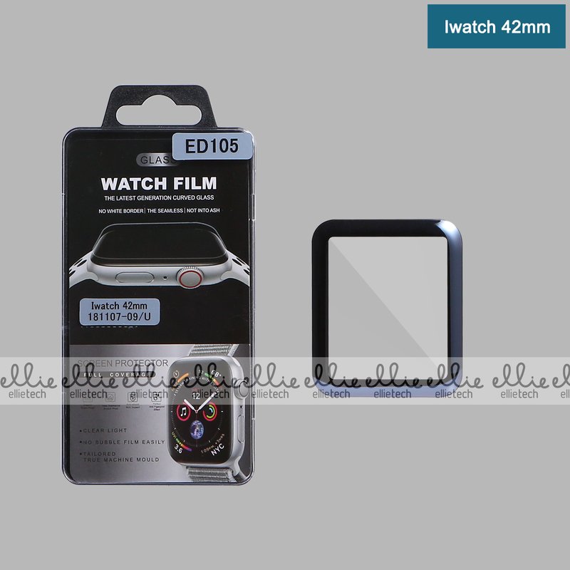 Protector Cristal Completo Full Glue 3D para iWatch 38mm