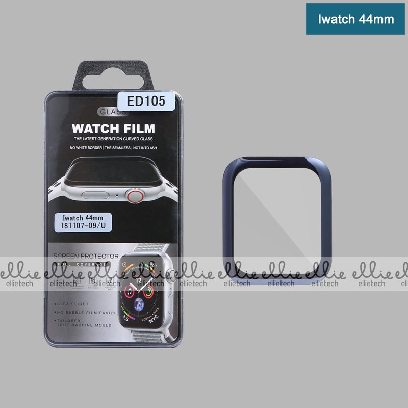 Protector Cristal Completo Full Glue 3D para iWatch 44mm