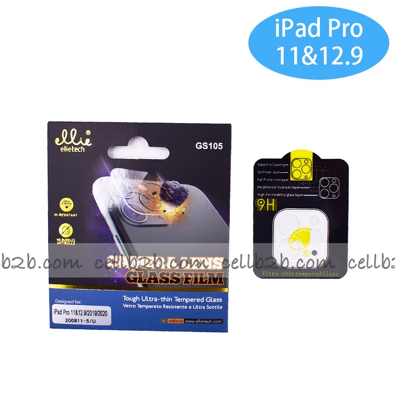 GS105 Protector Cristal de Cámara para iPad Pro 11 / 12.9 2019 2020