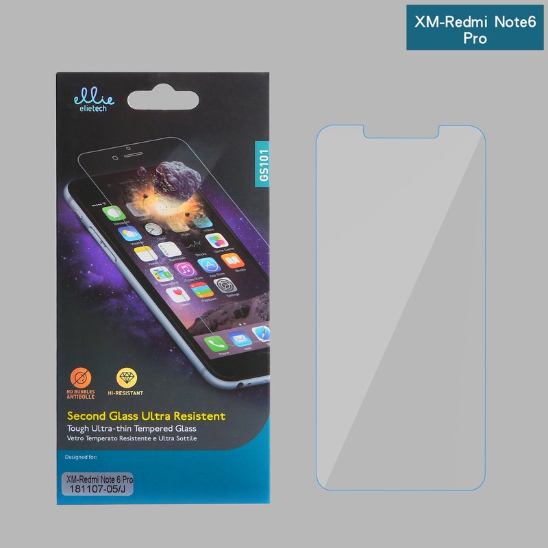 *GS101 Protector Cristal para Redmi Note 6 Pro/Redmi Note 6