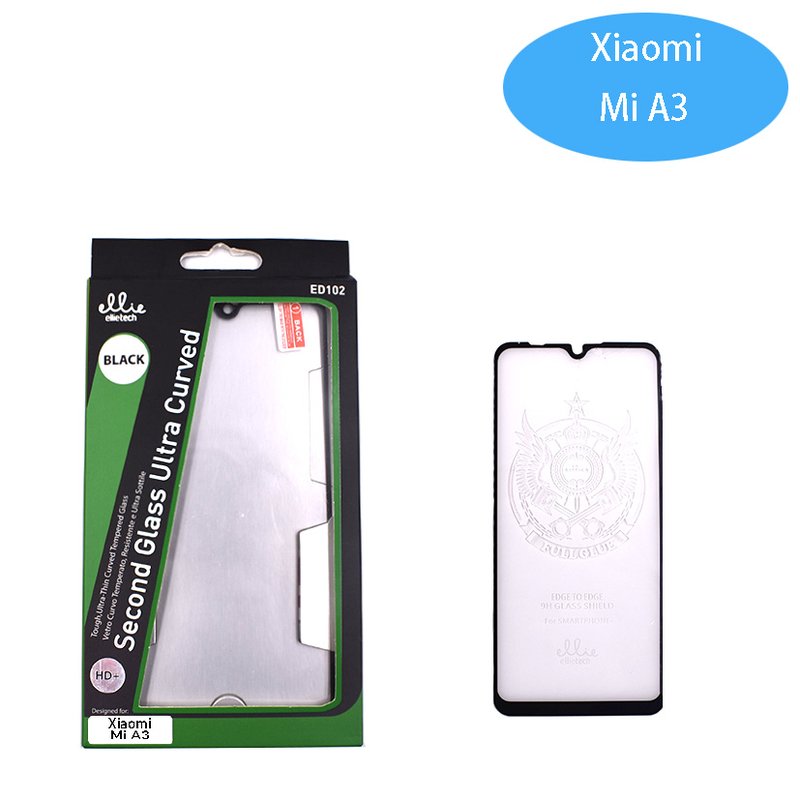 ED102 Protector Cristal para Xiaomi Mi A3 Completo Full Glue