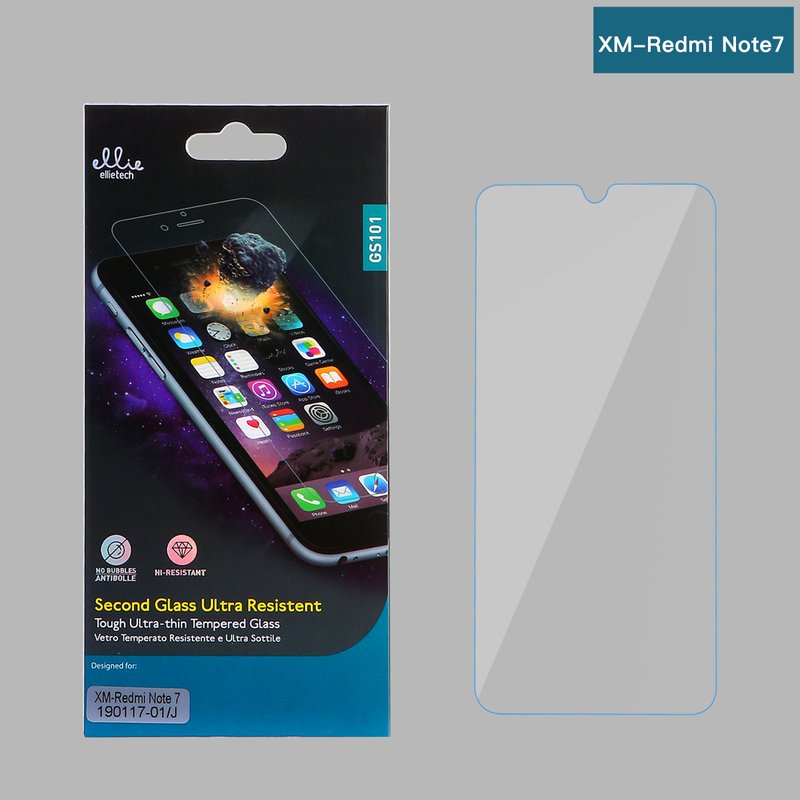 *GS101 Protector Cristal para Xiaomi Redmi Note 7 / Note 8 / Note 8T /  Mi 9/ Mi 9 Lite/ Redmi 7