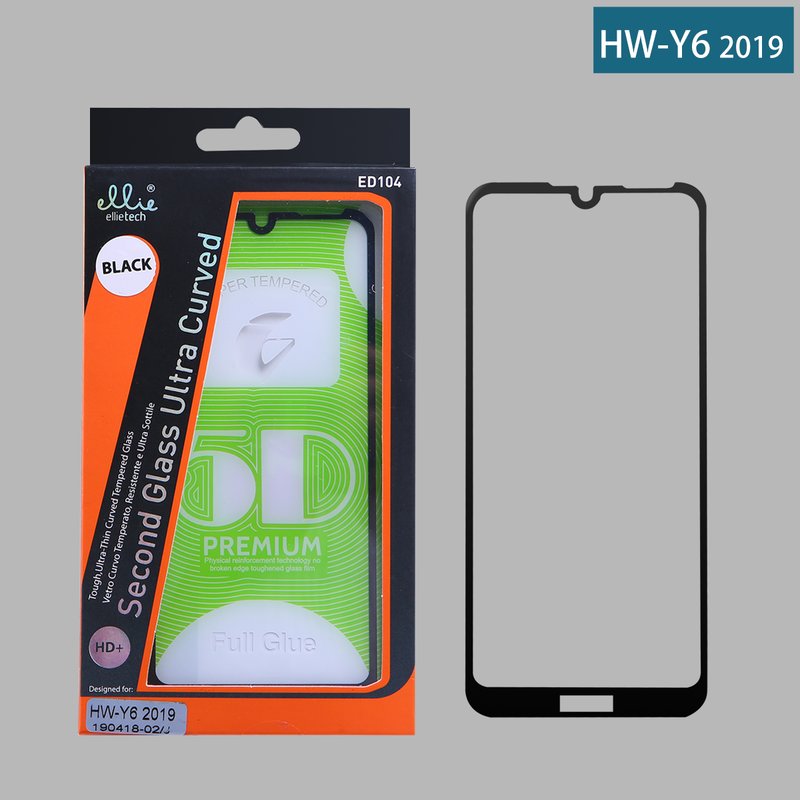 ED104 Protector Full Glue 5D Huawei Y6 2019 / Y6S