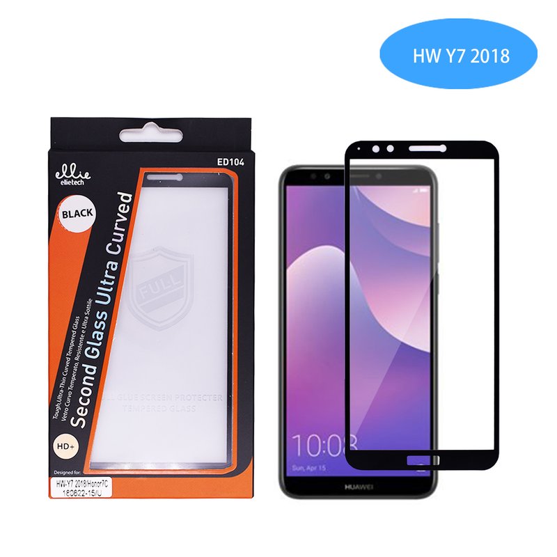 ED104 Protector Full Glue 5D Huawei Y7 2018