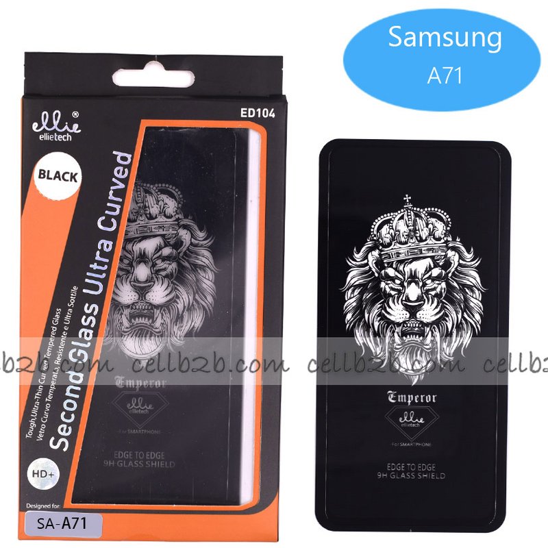 ED104 Protector Full Glue 5D para Samsung A71 / A72 5G / Note 10 Lite / A81 / A91/ S10 Lite/M51/ Xiaomi Redmi Note 10 Pro / Mi 10T Lite / MI 10T /MI 10T PRO
