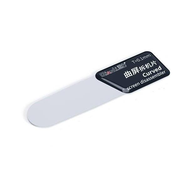 QianLi T0.1mm Herramienta Curvada Metalica para Apertura Display
