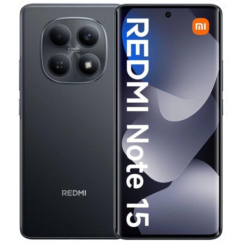 *Móvil Xiaomi Redmi Note 15 4G 8+256GB Negro
