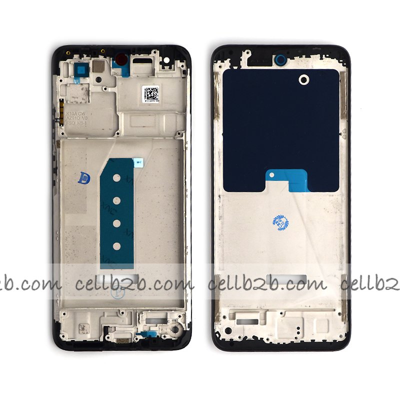 CARCASA INTERMEDIA PARA XIAOMI REDMI 10 2020 / 2021 NEGRO ORIGINAL