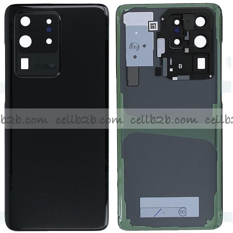 Tapa Trasera para Samsung S20 Ultra G988 Negra CON LENTE