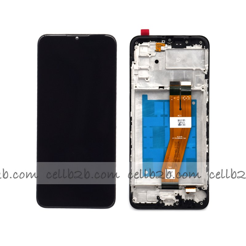 Pantalla Samsung GALAXY A02S A025F Negra CON MARCO Original LCD+Táctil Versión Asia
