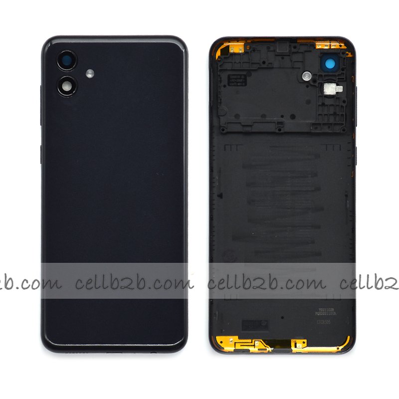 Tapa Trasera Samsung A04 A045F Negra CON LENTE
