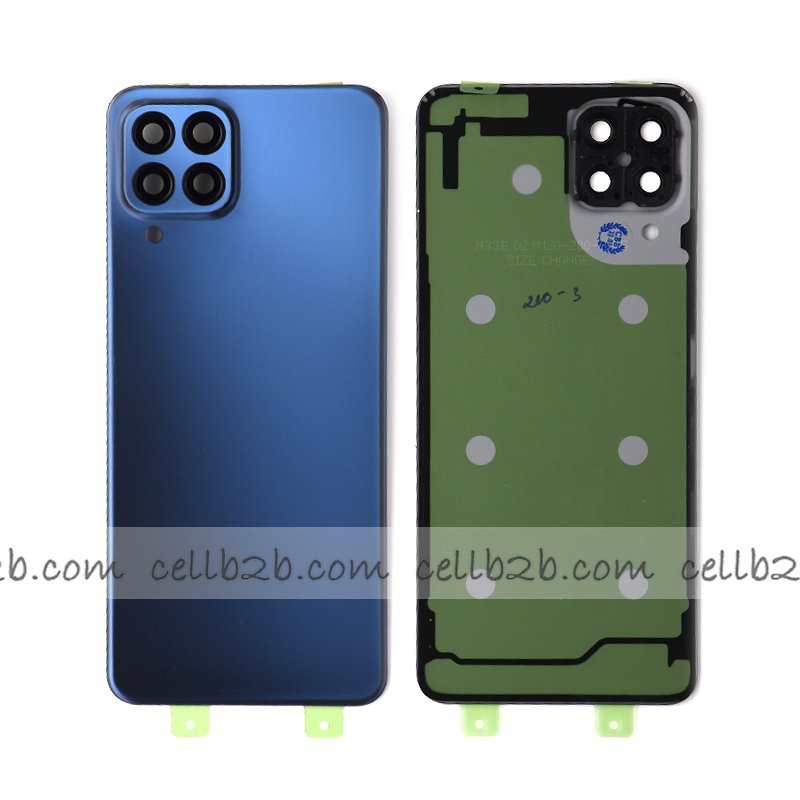 Tapa Trasera Samsung M33 5G M336B Azul CON LENTE