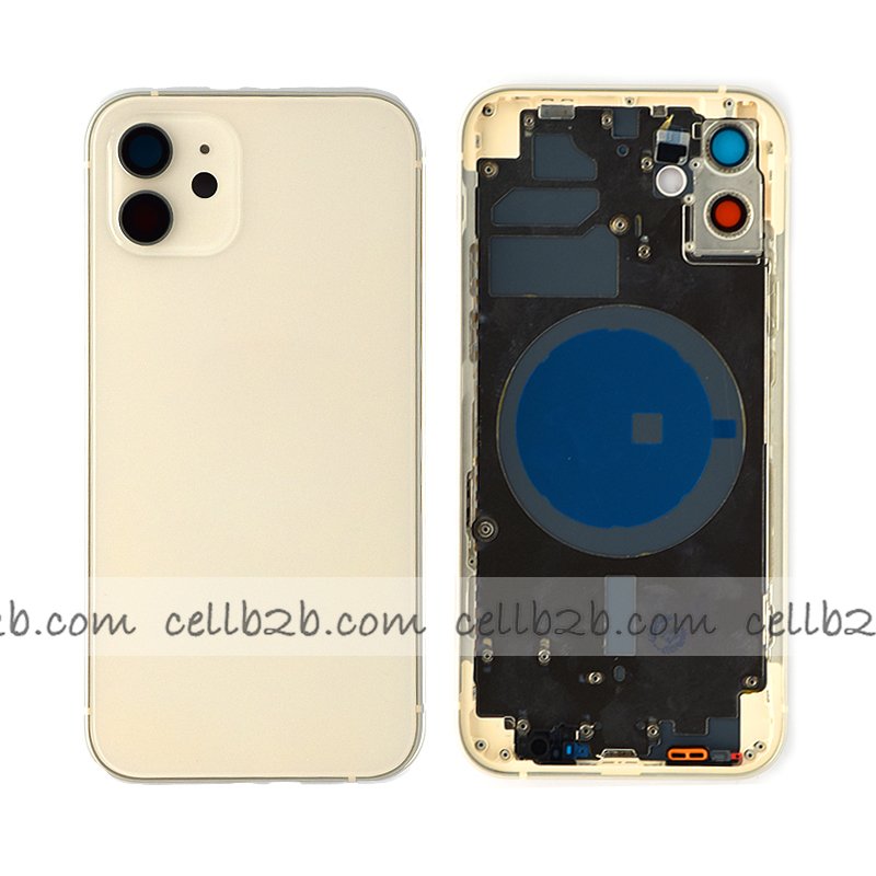 Tapa Chasis Con Bandeja iPhone 12 Blanca sin Recambios