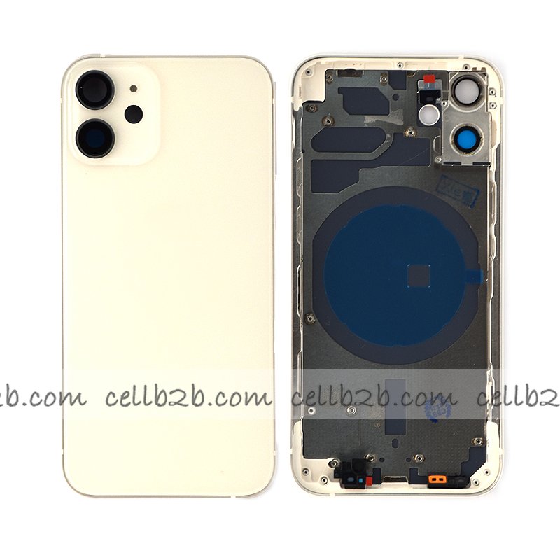 Tapa Chasis Con Bandeja iPhone 12 Mini Blanca sin Recambios