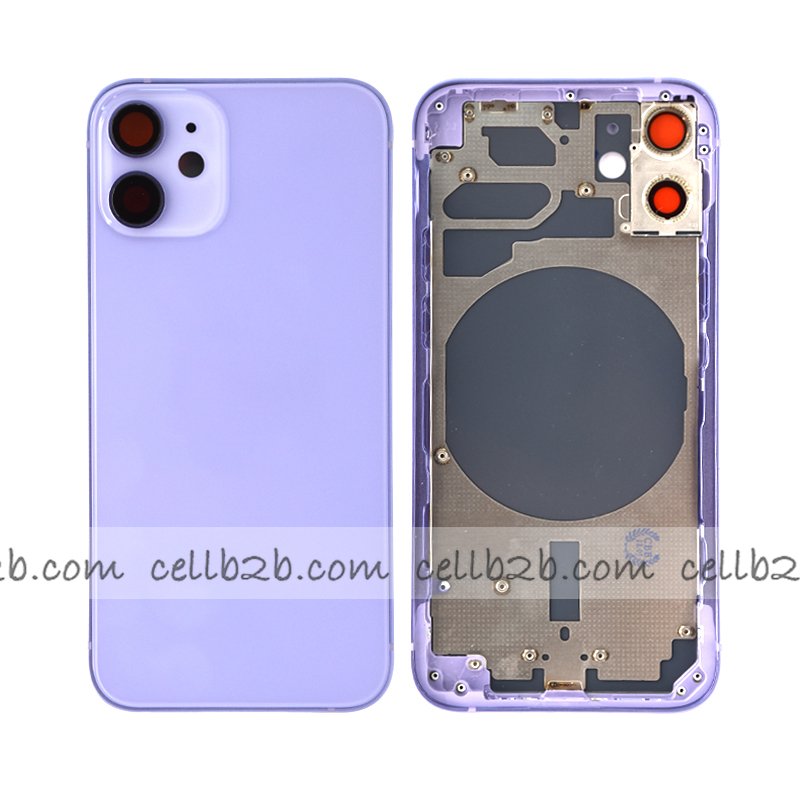 Tapa Chasis Con Bandeja iPhone 12 Mini Lila sin Recambios