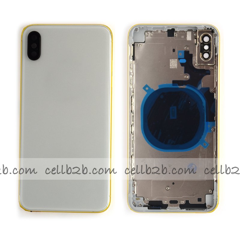 Tapa Chasis Con Bandeja iPhone XS Max Blanco Sin Recambios