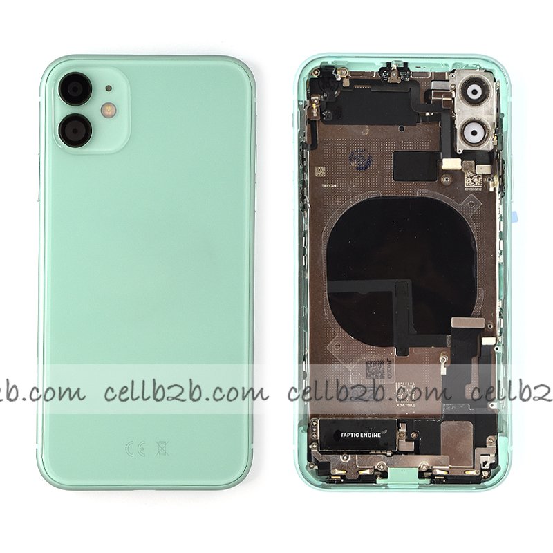 Tapa Chasis iPhone 11 Verde Con Recambios