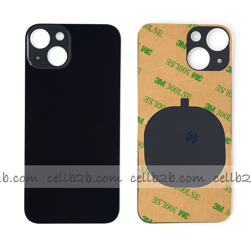 Tapa Trasera Cristal para iPhone 13 Mini Negra