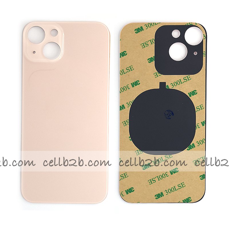 Tapa Trasera Cristal para iPhone 13 Rosa