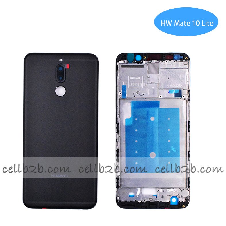 Tapa Trasera Con Huella Huawei Mate 10 Lite Negra