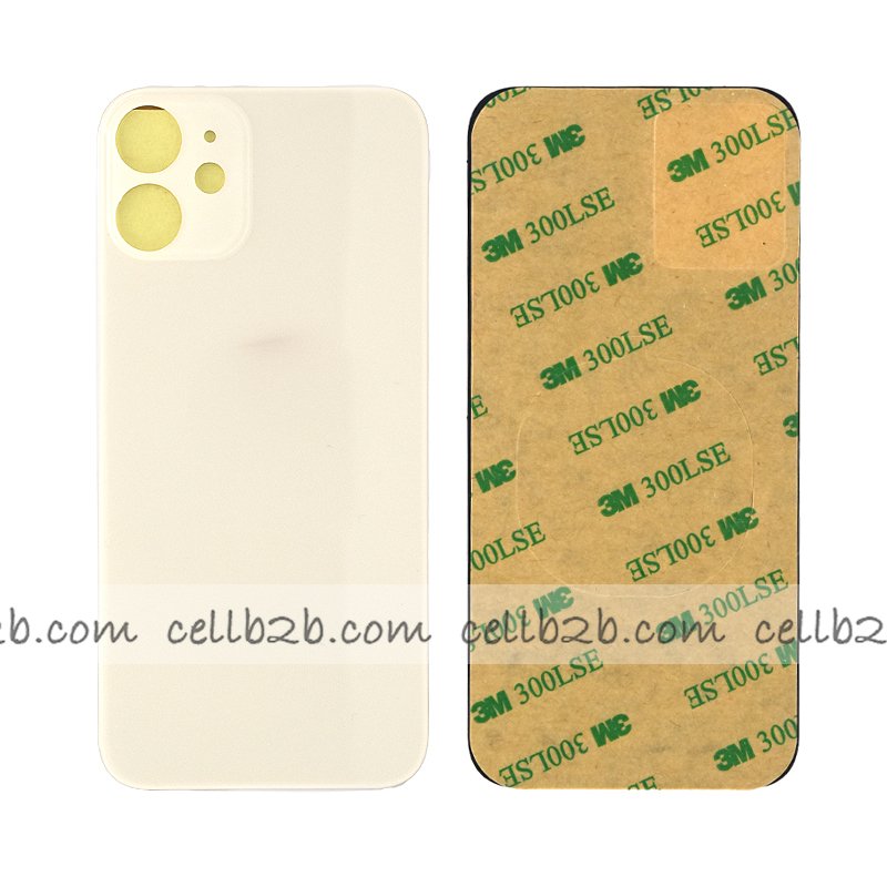 Tapa Trasera Cristal para iPhone 12 Mini Blanca