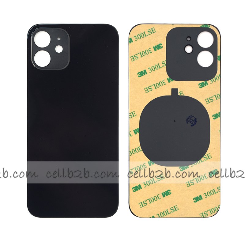 Tapa Trasera Cristal para iPhone 12 Negra