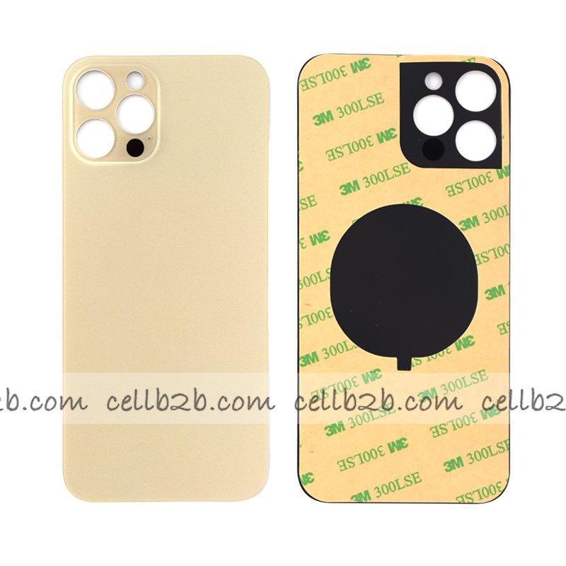 Tapa Trasera Cristal para iPhone 12 Pro Dorada