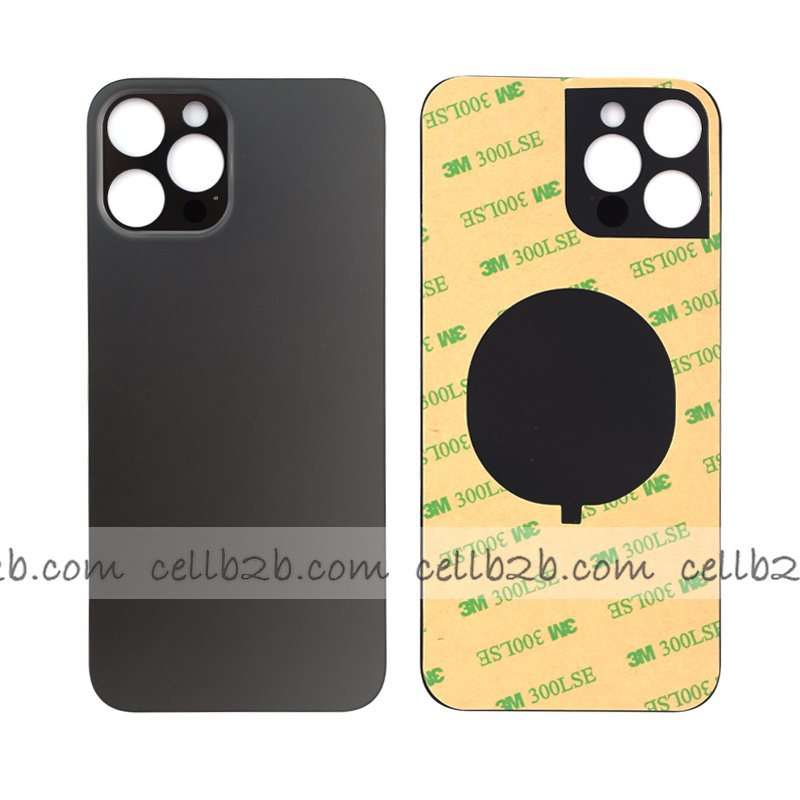 Tapa Trasera Cristal para iPhone 12 Pro Max Negra
