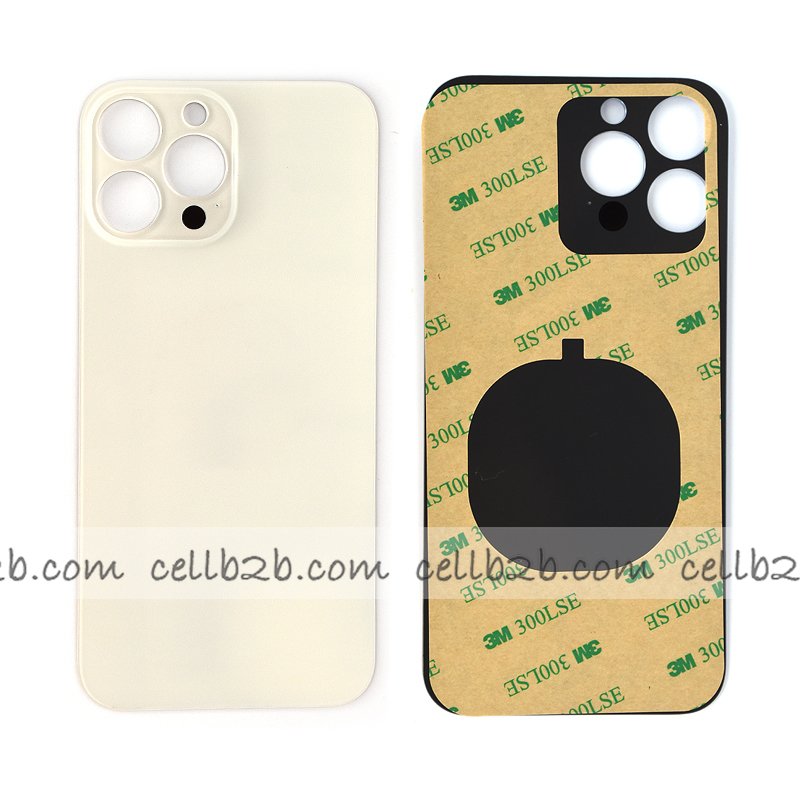 Tapa Trasera Cristal para iPhone 13 Pro Max Blanca