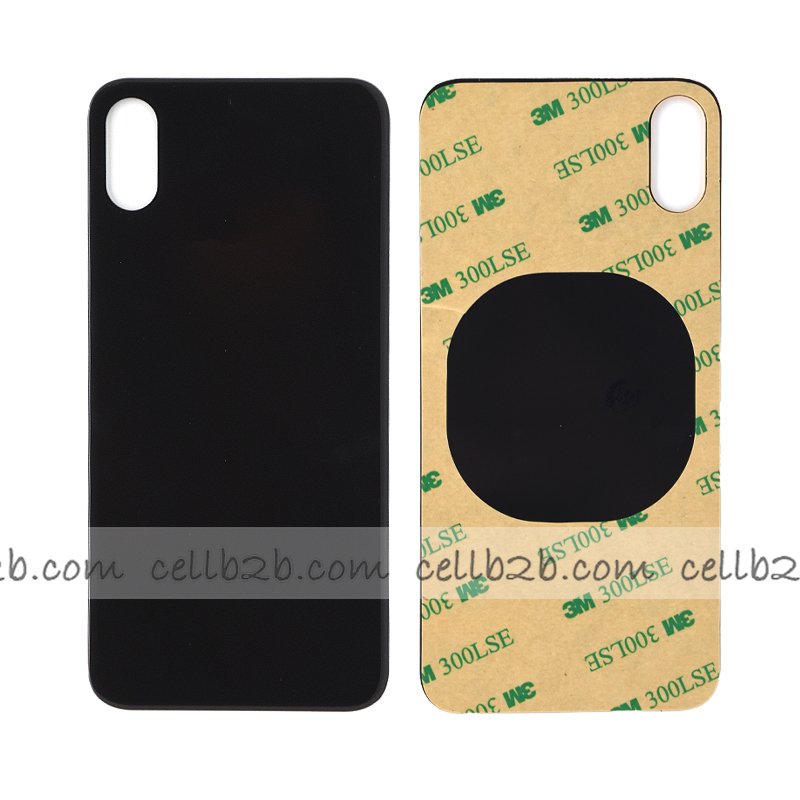 Tapa Trasera Cristal para iPhone XS Negra
