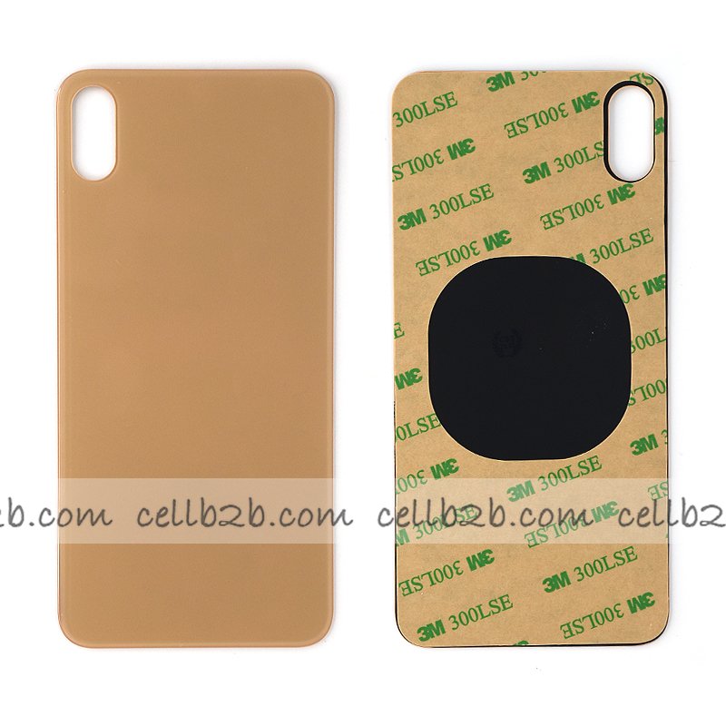 Tapa Trasera de cristal del Iphone XS Max Dorado