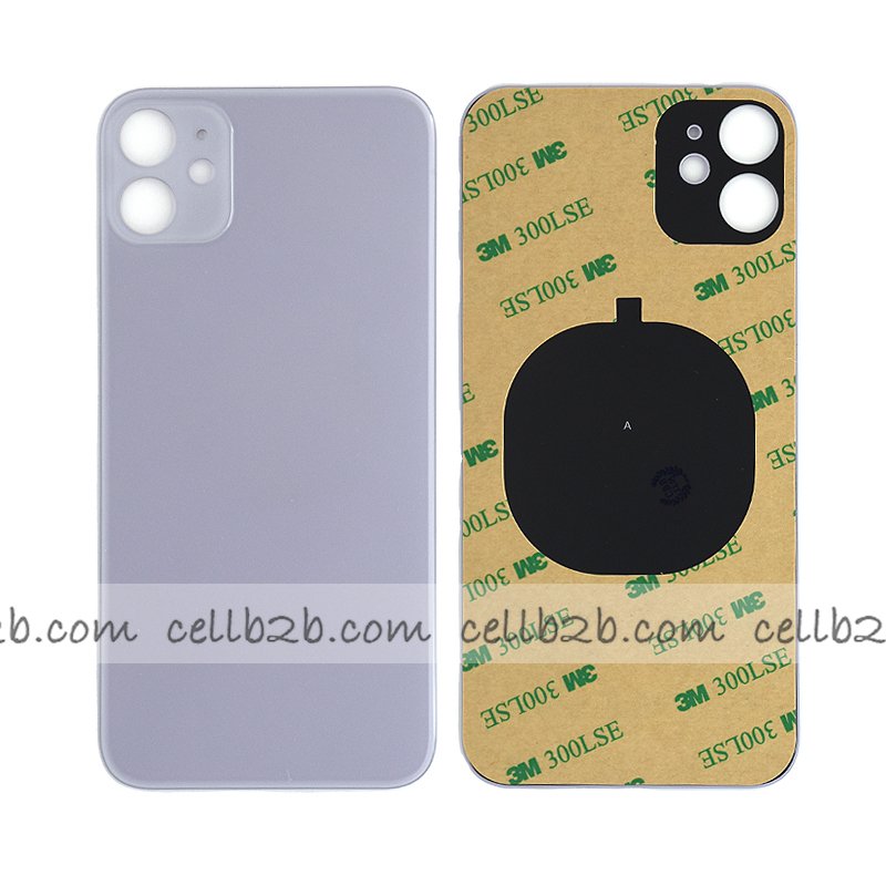 Tapa Trasera de Cristal para iPhone 11 Lila