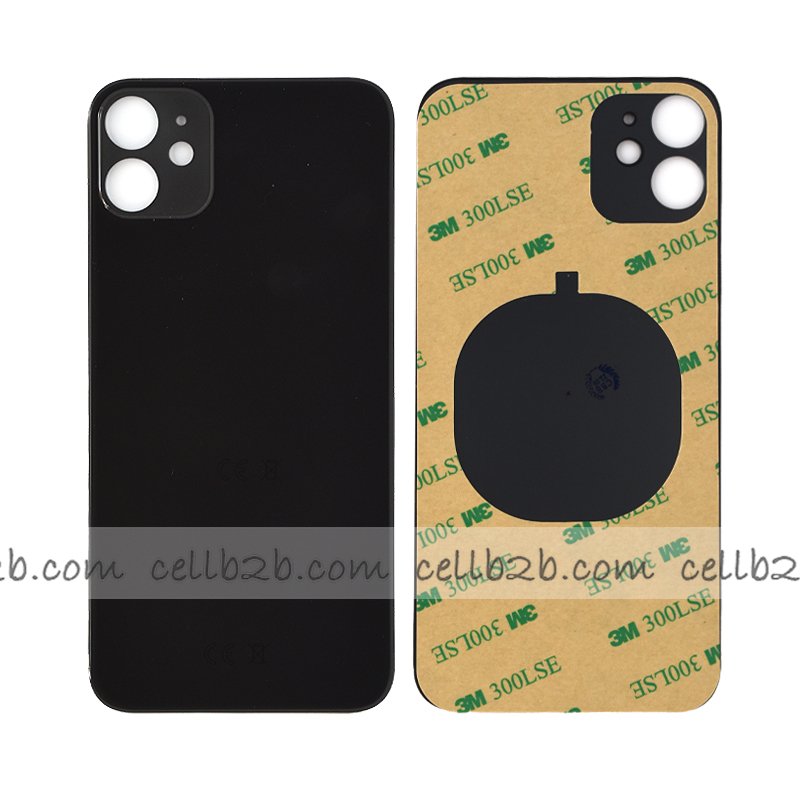 Tapa Trasera de Cristal para iPhone 11 Negra