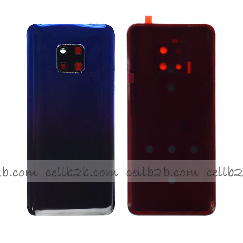 Tapa Trasera  Huawei Mate 20 Pro Azul Aurora CON LENTE