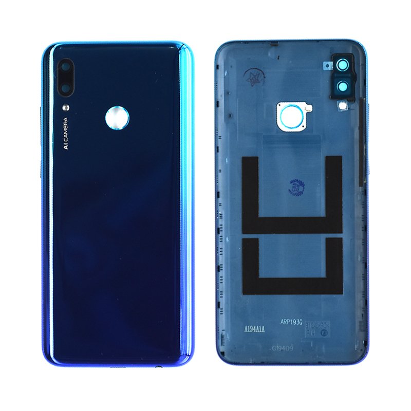 Tapa Trasera Huawei P Smart 2019 Azul CON LENTE