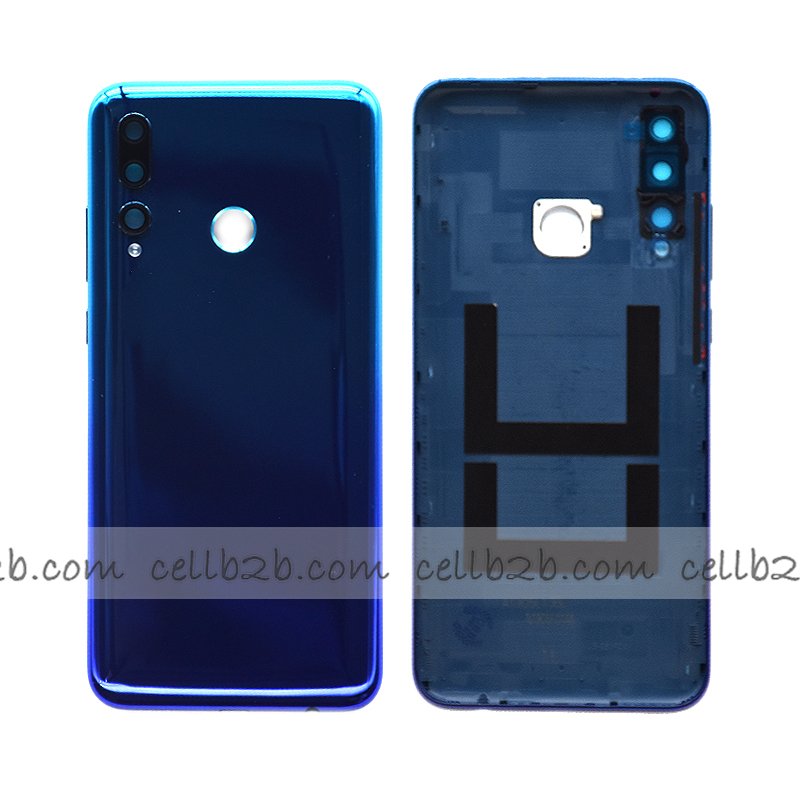 Tapa Trasera Huawei P Smart Plus 2019 Azul ORI CON LENTE