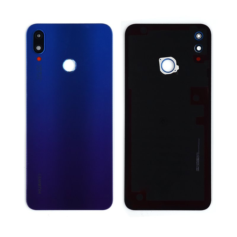 Tapa Trasera Huawei P Smart Plus Azul Aurora CON LENTE