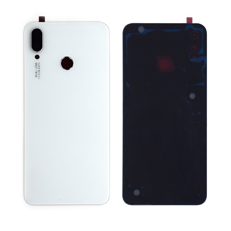 Tapa Trasera Huawei P Smart Plus Blanca CON LENTE