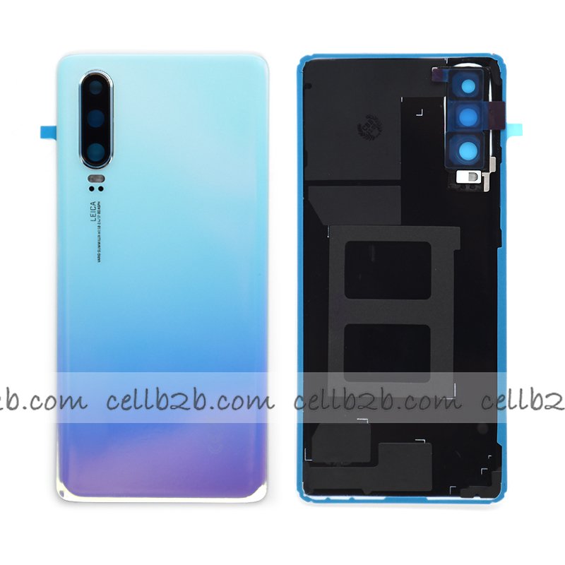 Tapa Trasera Huawei P30 Azul ORI CON LENTE
