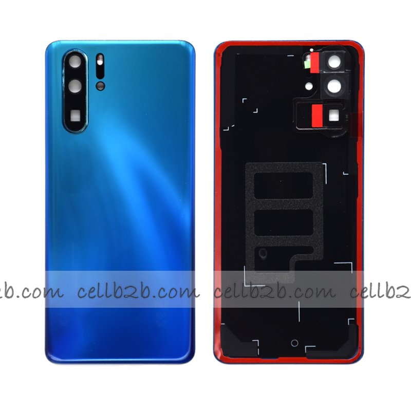 Tapa Trasera Huawei P30 Pro Azul Aurora ORI CON LENTE