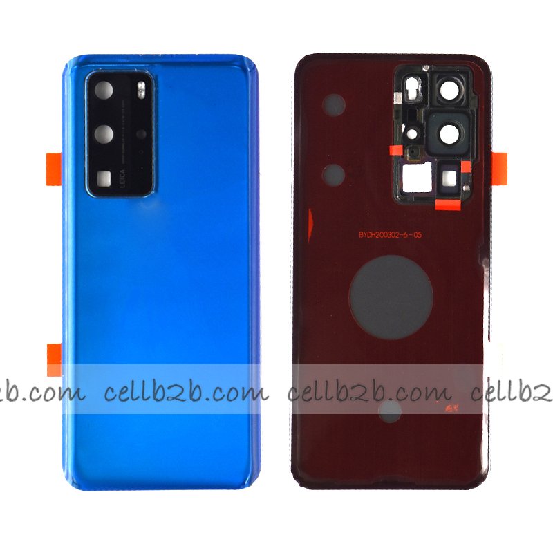 Tapa Trasera Huawei P40 Pro Azul CON LENTE