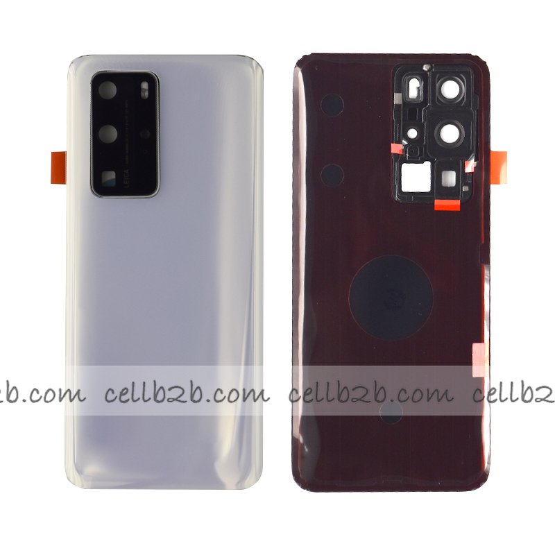 Tapa Trasera Huawei P40 Pro Blanca CON LENTE