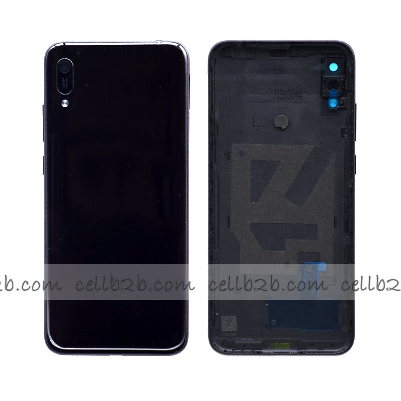 Tapa Trasera Huawei Y6 2019 / Honor 8A Sin Huella Negra CON LENTE